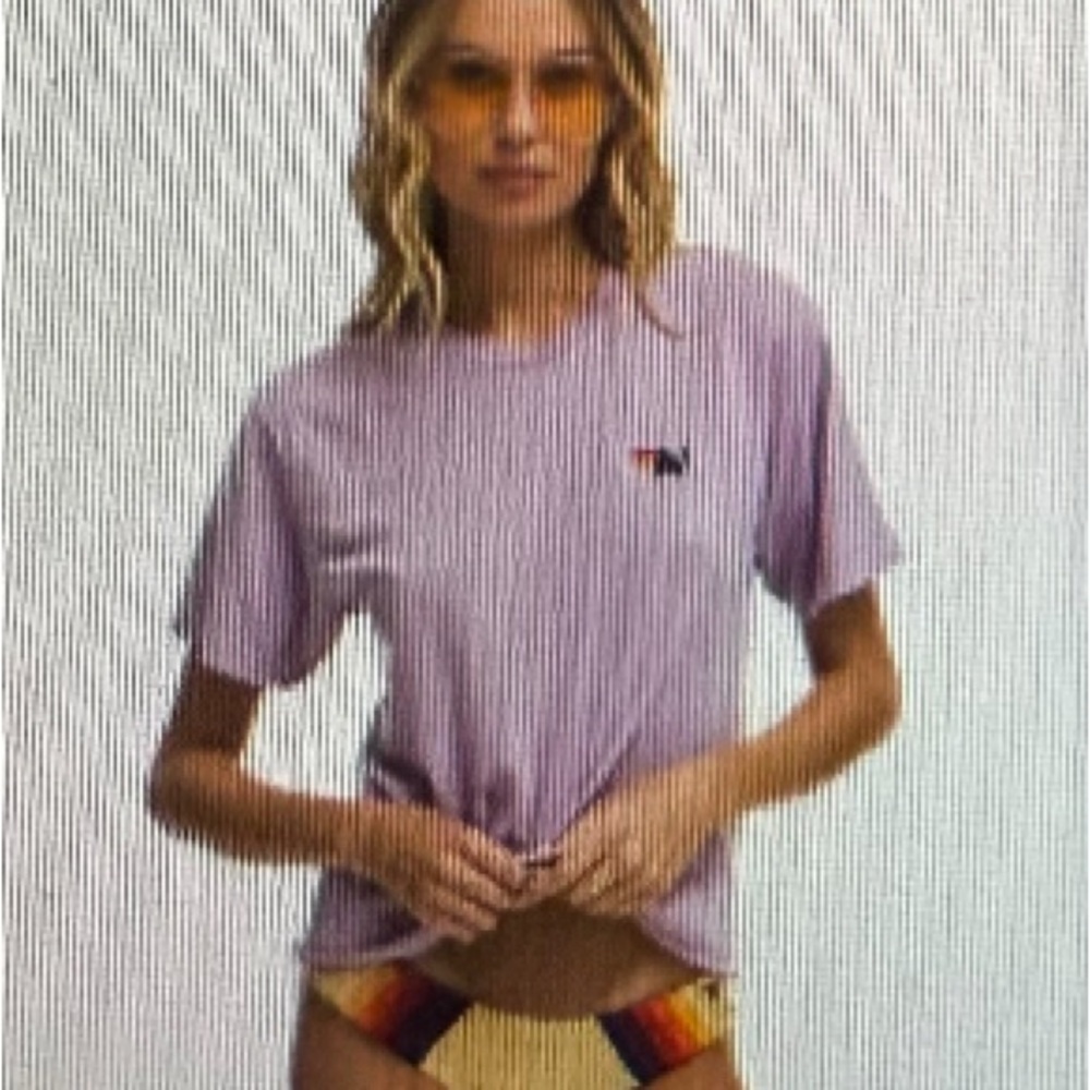 Lavender Women's Aviator Nation T-Shirt